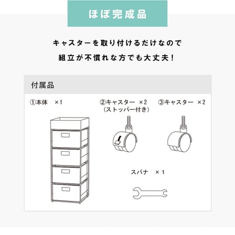 ランドリーラック 4段 幅30.5cm ラック カゴ 洗濯かご 4個つき 洗濯機 収納ラック おしゃれ スリム 縦型 洗濯機ラック 洗濯機収納 収納 ランドリー収納 ホワイト グレ