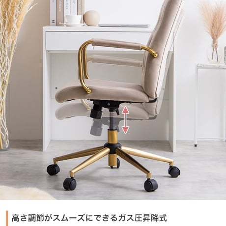 韓国 デスクチェア オフィスチェア ベロア ハイバック キャスター付 昇降 回転 ロッキング 椅子 チェア パソコンチェア PCチェア ロッキングチェア ワークチェア 学習椅子 オ