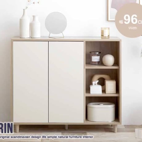 韓国 キャビネット リビングキャビネット チェスト ラック 棚 扉収納 引き出し 収納 木目調 木製 リビング 居間 インテリア おしゃれ 新生活 木製 白 大容量 扉付き 北欧