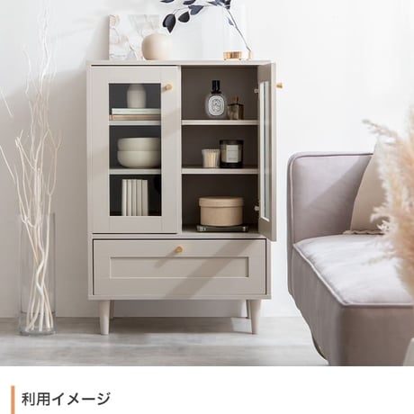 韓国 キャビネット リビング収納 お洒落 北欧 可愛い くすみ グレイッシュ クラシック エレガント キッチン収納 ピンク ベージュ グレージュ シャンパンゴールド コンパクト 省