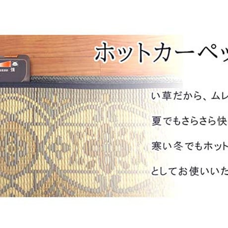 い草ラグ カーペット サークル 191×250cm