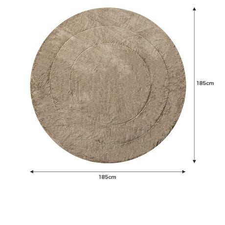 こたつ布団 円形 丸型 エコファー フェイクファー コタツ 布団 直径185cm  約185cm円形 洗える おしゃれ 薄手 掛け布団 掛布団 リバーシブル ラウンド サークル 韓