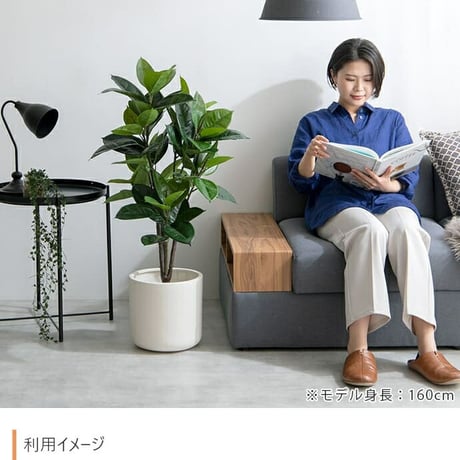 ゴムの木 ラバープラント 95cm 人工観葉植物 リアル フェイクグリーン 観葉植物 造花 鉢植 インテリア おしゃれ フェイク グリーン 光触媒 CT触媒 消臭 抗菌 贈り物 プ