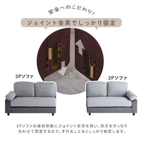 6人掛けコーナーソファ ファブリックタイプ カバーリング カウチソファー L字 ポケットコイル コーナー ファブリック ソファー カウチソファ 6人掛け 洗える おしゃれ