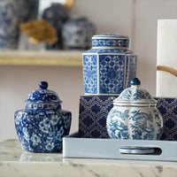 シノワ・壺 3個セット・磁器