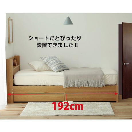 ベッド 国産 引出 収納付きベッド 収納 ベッド 日本製 セミシングル シングル セミダブル ショート 引き出し 2杯 大容量 フレーム コンセント 通気性 コンパクト 並べて使える 大容量 ショー
