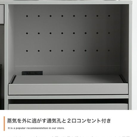 グレー ごみ箱上キッチンカウンター120cm幅 キッチンカウンター ゴミ箱上ラック レンジラック ダストボックス キッチンラック キッチン収納 レンジ台 おしゃれ シンプル キッ