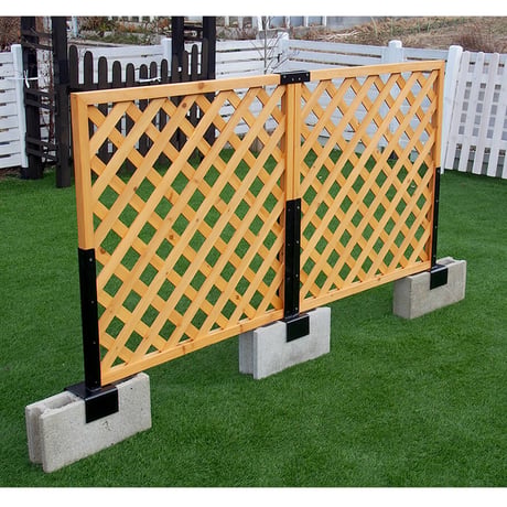 ラティス・フェンス固定金具 10cmブロック用 連結用6個 S-BF4510J-6P