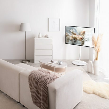 テレビスタンド テレビ台 ボード 円形 丸型 壁寄せ tv 壁掛け 脚 キャスター付き 移動 コーナー ハイ ミドル 32インチ 40 55 65 v 型 配線隠し コード 自立式