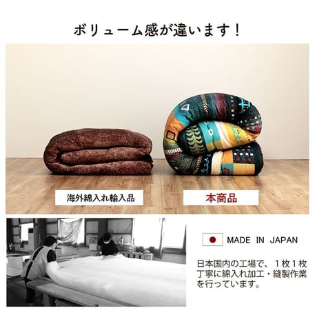 掛布団 こたつ布団 ベルダ 205×205cm