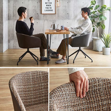 2人用 ダイニングテーブルセット カフェ風ダイニングテーブル 3点セット ダイニング3点セット ダイニングセット 2人掛け 2人用テーブル 回転式 ダイニングチェア2脚セット テー