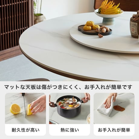 ホワイトアッシュ無垢材ダイニングテーブル＆チェア7点セット　130cm