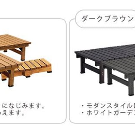 デッキ縁台 180×90 ステップセット ウッドデッキ風 簡単 縁側 本格的 DIY 木製 天然木 庭 ベランダ マンション おしゃれ 小型 北欧 ガーデン 屋外 家具