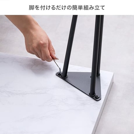 ダイニングテーブル テーブル デスク 学習机 食卓 黒脚 3本脚 奥行70 テーブル単体 韓国 インテリア コンパクト 一人暮らし 幅110 リビング キッチン カフェ PC パソ