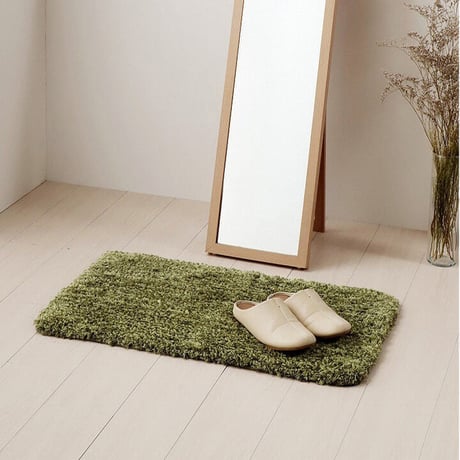 玄関マット マット ふんわりシャギー 45×75cm