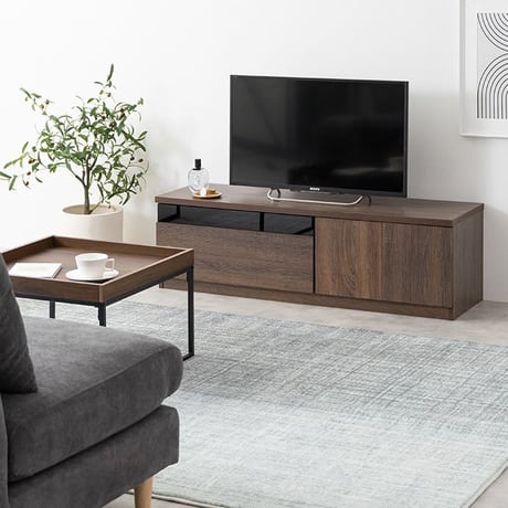 TV台 テレビ台 TVボード テレビボード ローボード テレビラック AVラック 木目調 収納 北欧 モダン 一人暮らし 2人暮らし ロータイプ ファミリー 幅120 ディスプレイ