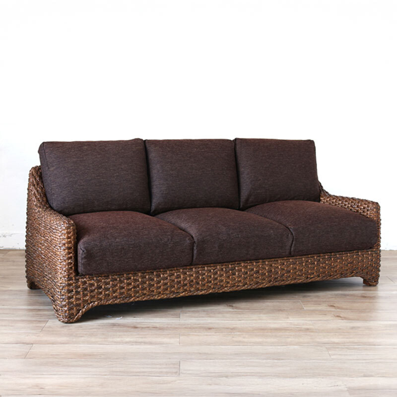 ウォーターヒヤシンス ソファー 3人掛けソファ アジアン家具 3人