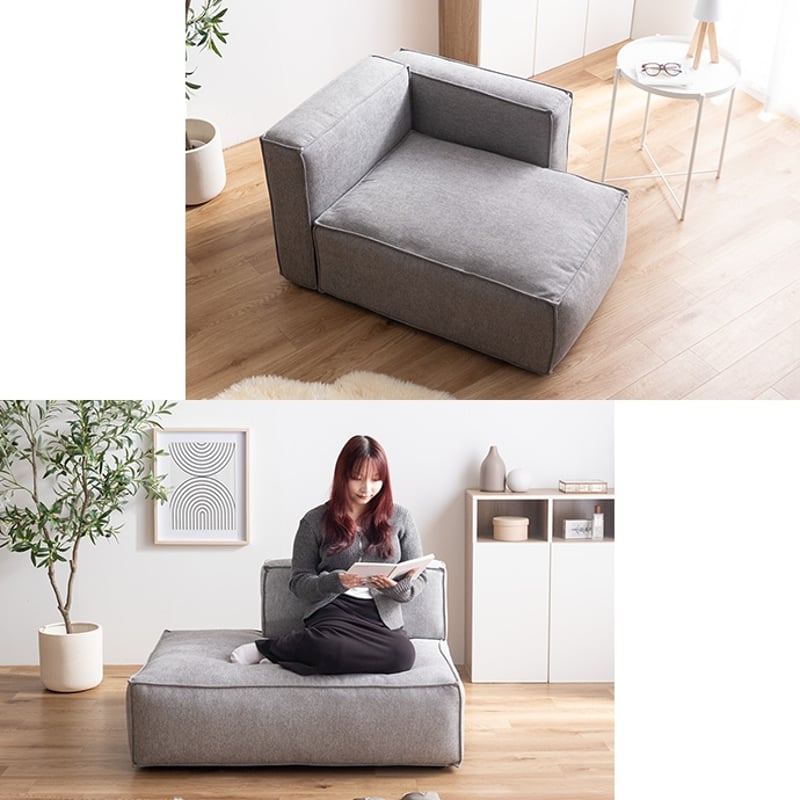 一人掛け ソファ 1.5人掛け ソファー フロアソファー ローソファー