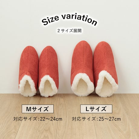 ルームシューズ 雑貨 コーディ 22-24cm M