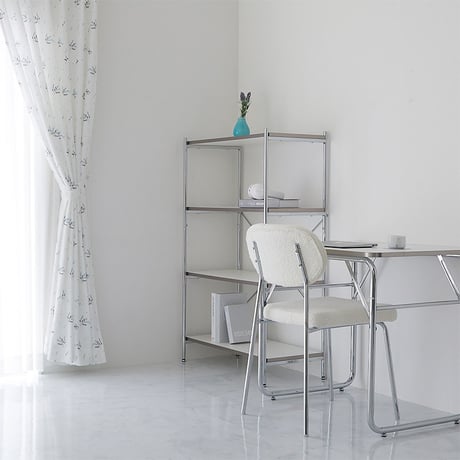収納家具 ラック スチール メタル製 白 おしゃれ 棚 収納棚 頑丈 スリム 収納 スチールシェルフ 幅80 4段 奥行38 隙間収納 省スペース オープン オープンシェルフ グレー ベージュ ホワ