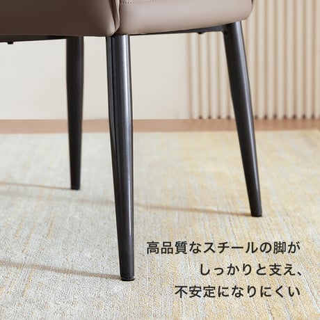 ダイニングテーブル＆チェア-ブラウン-　5点セット　180cm