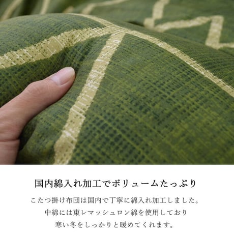 掛布団 こたつ布団 フォルム 190×190cm