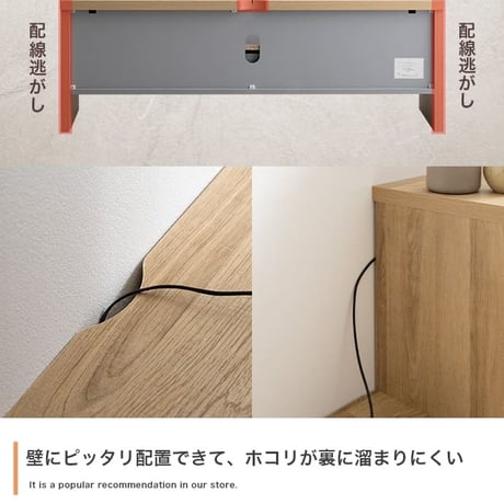 テレビボード テレビ台 ローボード TVボード ラック 棚 AVボード 55インチ 130cm 50型 32V グレー 40 引き出し収納 ロータイプ 大型 スリム 薄型 コンパク