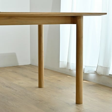 ダイニングテーブル 単品 180cm幅 木製 4人用 5人用 6人用 チーク無垢材 角型 コンパクト ダイニングテーブル 机 木製 インテリア おしゃれ ナチュラル 天然木 北欧 カフェ 食卓 モダ