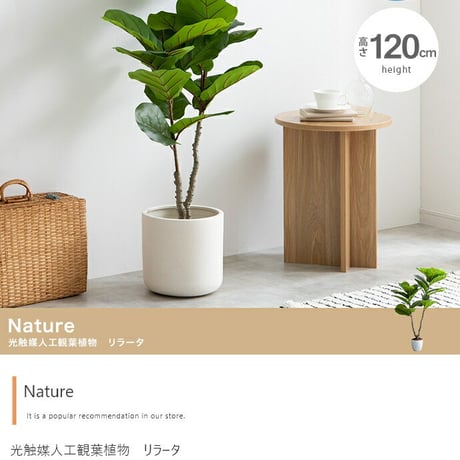 フェイクグリーン 観葉植物 フェイク 人工観葉植物 大型 光触媒 造花 インテリア リアル おしゃれ お祝い リラータ 鉢 葉 枝 観葉樹 120cm シンプル オフィス 室内 リ