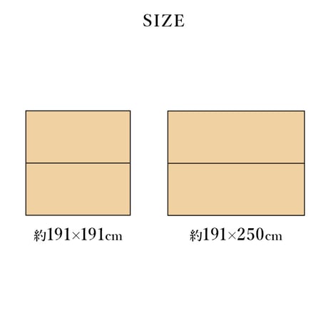 い草ラグ カーペット 麻モダン 191×250cm