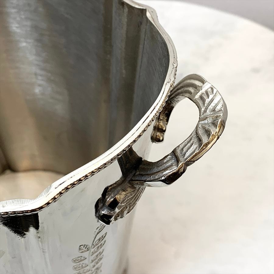 クラシック ワインクーラー シルバー アンティーク調 花器 欧風