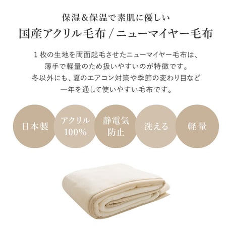 ニューイヤー毛布 140X200 BR
