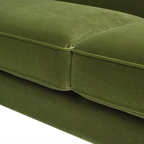 ジェニファーテイラー ソファ 3人掛け ソファー Elaine V036 Velour Olive Green Jennifer Taylor アメリカ家具 ソファ ファブリック 布張り おしゃれソ