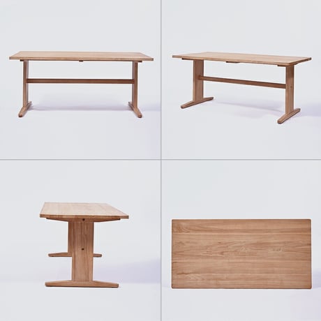 ダイニングテーブル 140cm ロータイプ テーブル単品 木製 チーク 無垢材 シンプル おしゃれ 北欧 ナチュラル インテリア テイスト 家具 レストラン カフェ