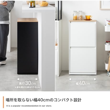 ゴミ箱 ダストボックス 分別 二段 15L 20L 縦型 フラップ式 キッチン 台所 ゴミ袋 収納 スリム コンパクト キャスター付き 一人暮らし 二人 ワンルーム 同棲 ファミリー 子供 キッズ