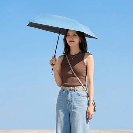 軽量 折りたたみ傘 マジカルテックプロ Slim 50cm MMTP50 遮光100% UVカット100% 日傘 完全遮光 晴雨兼用 男女兼用 熱中症対策 遮熱 おしゃれ コンパクト UVカット10