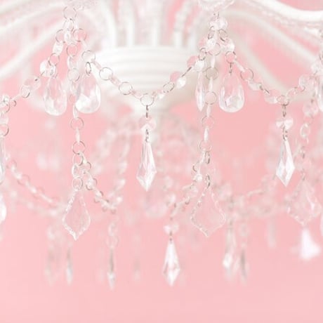 お手軽シャンデリア12灯（LED電球付き） 姫系 プリンセスホワイト 引掛けシーリング付き 簡単取り付け 天井照明 ゴージャス おしゃれ 12畳 ダイニング リビングロココ調 ヨーロピアン クラシッ