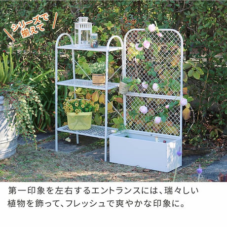 プランターBOX付きフェンス「TWILL」 ツイル TW001 プランター 付き アイアン フェンス スタンド パーテーション 間仕切り リビング オフィス 屋外 室内 店舗 おし
