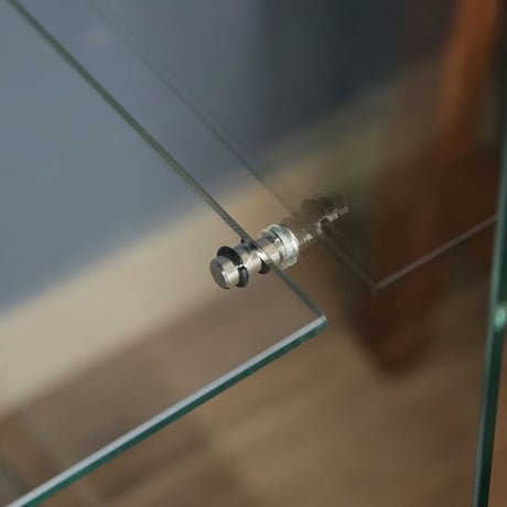 不二貿易 ガラスコレクションケース 3段 ブラック 強化ガラス棚 収納機能 高さ86cm 幅42.5cm 奥行き36.5cm 柱のないデザイン
