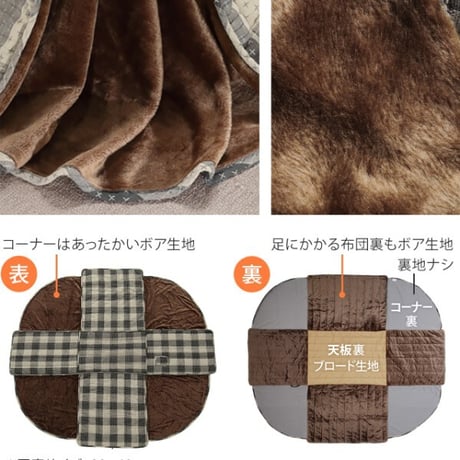こたつ布団 長方形 省スペース 省スペースお手入れラクラクダイニングこたつ用掛布団-ブランチ 90x60cmこたつ用（250x220cm） 保温 掛け布団 かけふとん コタツ 炬燵 こたつぶとん ハ