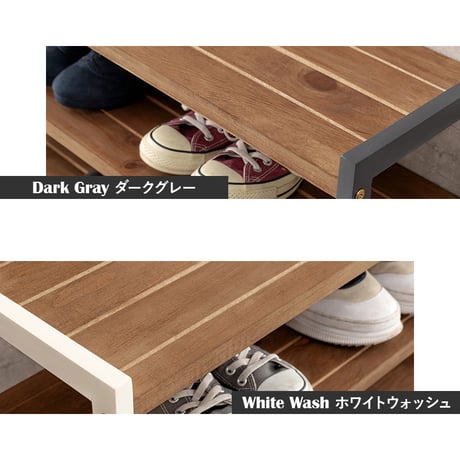 シューズラック MSS-6715 棚7段/ミドルタイプ 幅85×奥行28×高さ128cm ラック 可動棚 高さ調整 フック2個付 天然木 サンダル ブーツ 靴 選べる11パターン