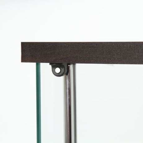 不二貿易 ガラス コレクションケース 3段 透明強化ガラス 高さ86cm 幅42.5cm 奥行36.5cm 収納棚 ほこり防止 開放感