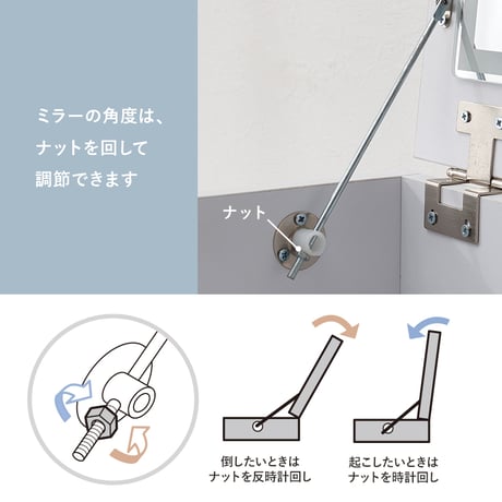 コスメワゴン 2way ドレッサー デスク チェスト スツール付き 天板 ミラー 2口コンセント付き LEDライト付 女優ミラー 引き出し付き ホワイト ドレッサー 鏡台 コンパクト 化粧台 化粧道