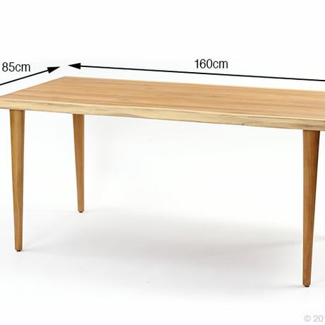 開梱設置無料 ダイニングテーブル 幅160cm 木製 チーク 無垢材 おしゃれ シンプル ナチュラル 北欧 インテリア テイスト 家具 ダイニング レストラン カフェ