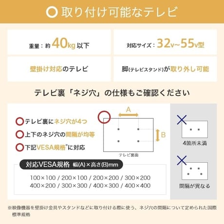 テレビスタンド テレビ台 ラック ボード 壁寄せ tv 壁掛け 脚 スリム 薄型 コーナー ハイ ミドル 幅65 高さ調節 調整 首振り 角度 無段階 棚付き 32インチ 40 5