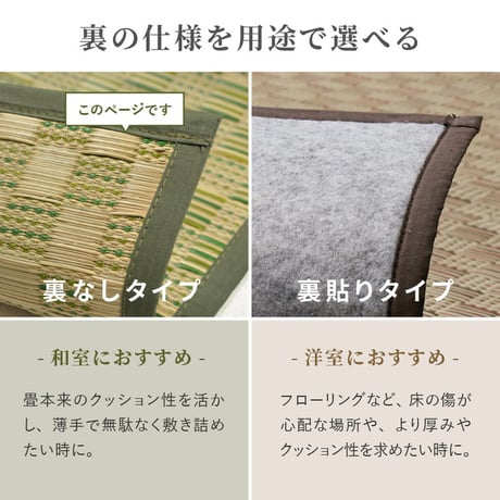 市松柄　い草カーペット　若月　本間4.5畳