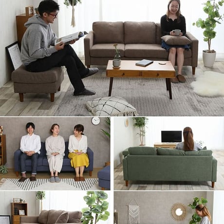 カウチソファ ソファー 3人掛け コーナーソファ l字 ソファ 3人掛けソファ カウチソファー カウチ ヘッドレスト クッション ロータイプ おしゃれ ローソファ ポケットコイル