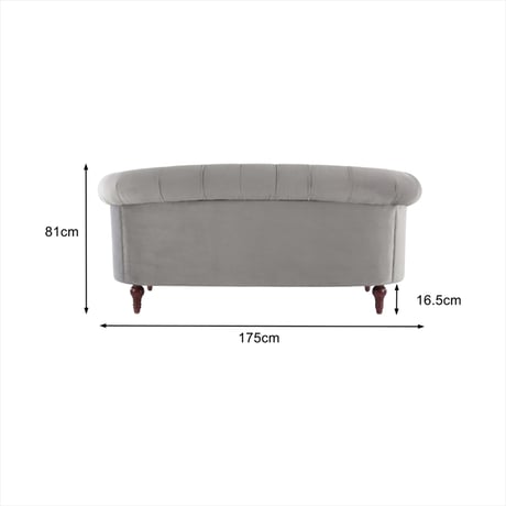 2人掛けソファ La Rosa 865 ジェニファーテイラー Jennifer Taylor Home アンティーク調 ヨーロピアン クラシック インテリア ブランド 輸入家具 ソファ 2人掛
