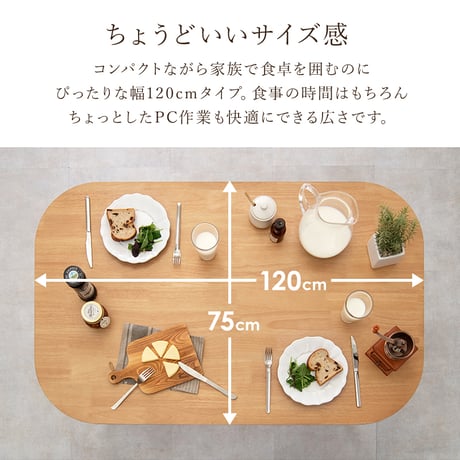 ダイニング5点セット BT-8626-42-5S ダイニングテーブル ダイニングチェア ロースタイル テーブル 机 デスク 食卓 ダイニング シンプル ナチュラル ウッド 天然木