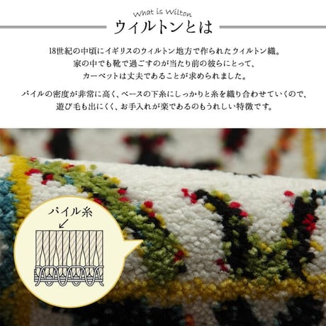ウィルトン玄関マット マット ダンテ 50×80cm
